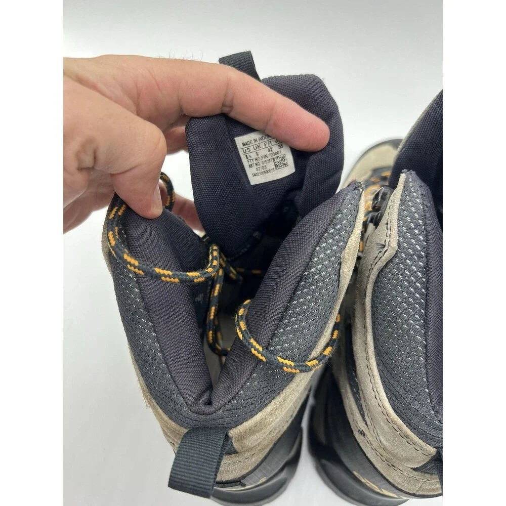 Vintage Adidas Boots Mens Size 8.5 Gray Suede SympaTex Snow Hiking Winter